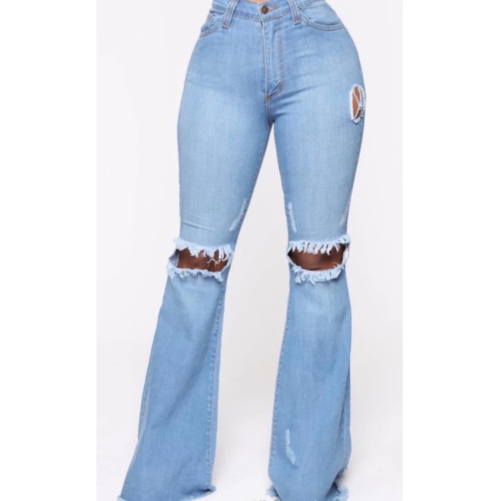 High Waist Flare Jeans